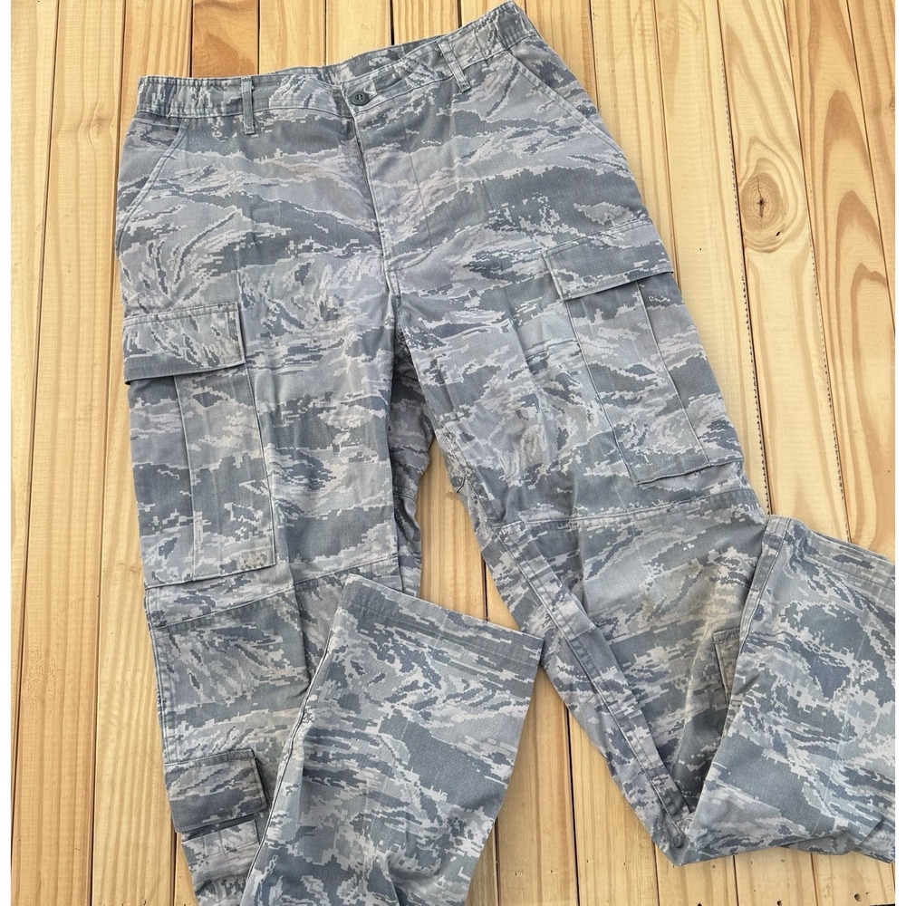 US Airforce Uniform Utility‎ Trousers Pants Camouflage Men 36L Cargo